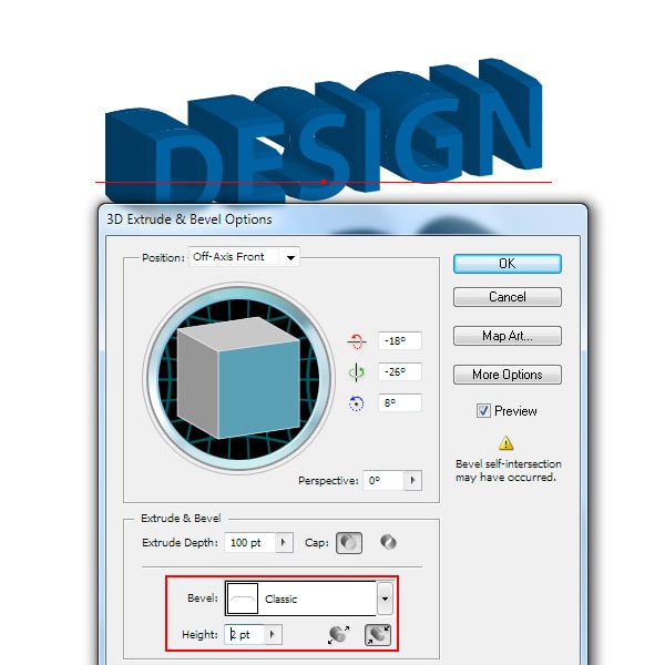 آموزش مدلسازی سه بعدی در ایلوستریتور